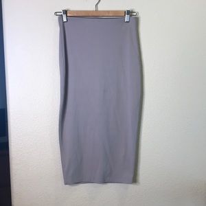 Gray skirt